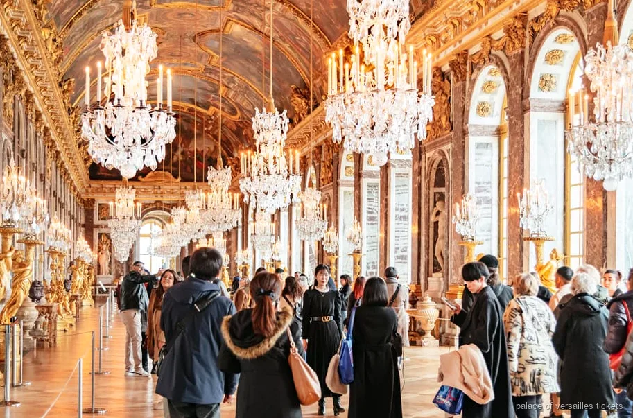 Paleis van Versailles ticket, interieur van de Spiegelzaal