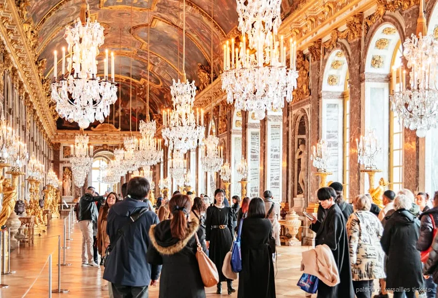 Schloss Versailles Eintrittsticket, Innenansicht des Spiegelsaals